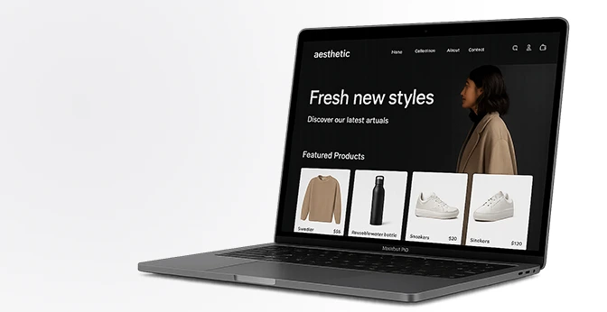 Création de sites web modernes sur mesure – PitshuCom
